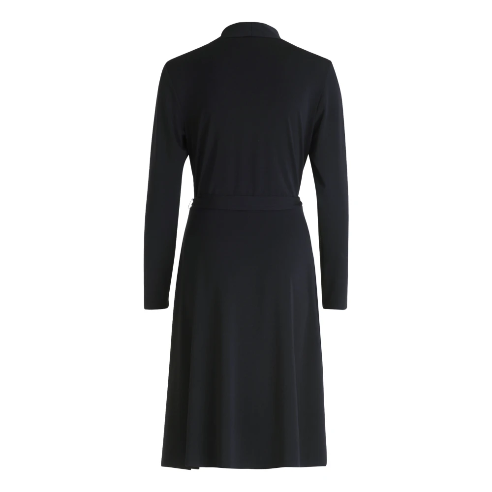 Vera Mont Jersey Jurk met Riem Black Dames