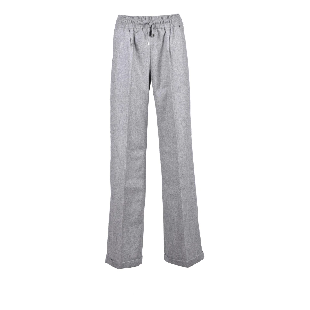 Kiton Kasjmiermix Elegante Broek Gray Dames
