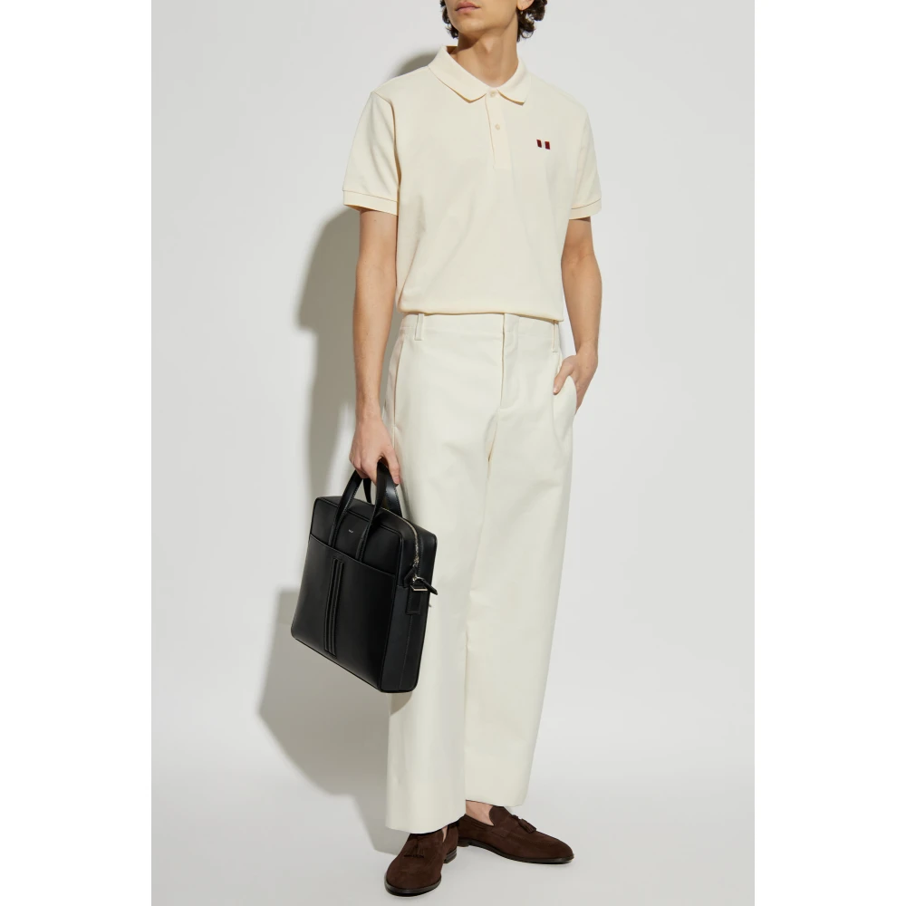 Bally Cotton Polo Beige Heren