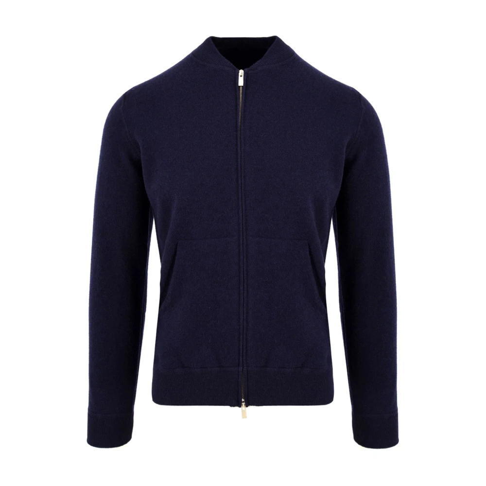 Filippo De Laurentiis Men's Blue Zip-Throughs, 2XL, Jumpers - Model Bz1ml3at Wc12f 890