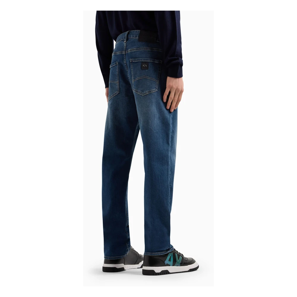 Armani Exchange Slim Fit 5 Zakken Jeans Blue Heren
