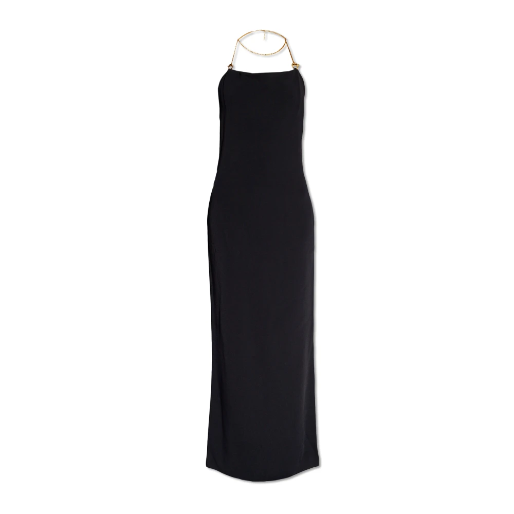 Bottega Veneta Black Halterneck Maxi Dress - Female - Midi Dresses - S - Dresses