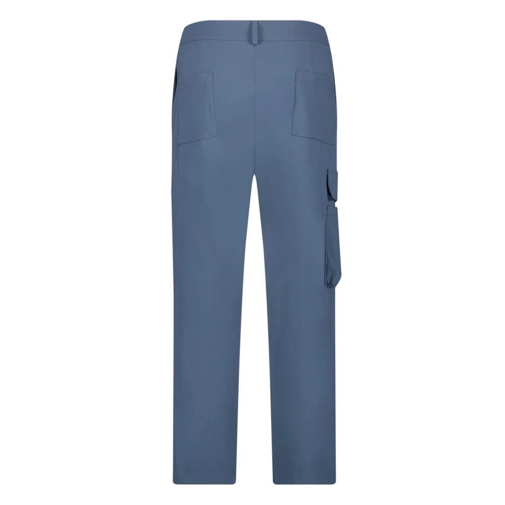 Jane Lushka Rustieke Elegante Ballon Fit Broek Blue Dames