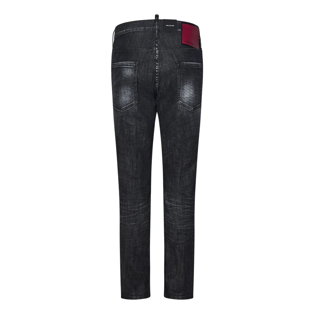 Dsquared2 Slim Fit Denim Jeans Black Heren