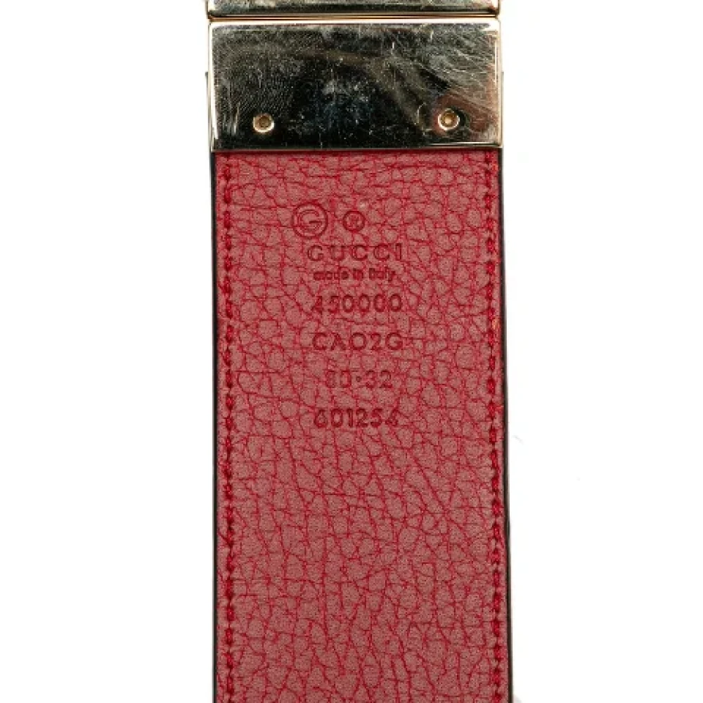 Gucci Vintage Pre-owned Leather belts Black Dames