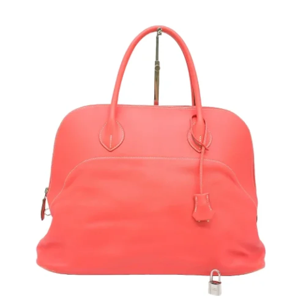 Hermès Vintage Pre-owned Fabric handbags Pink Dames