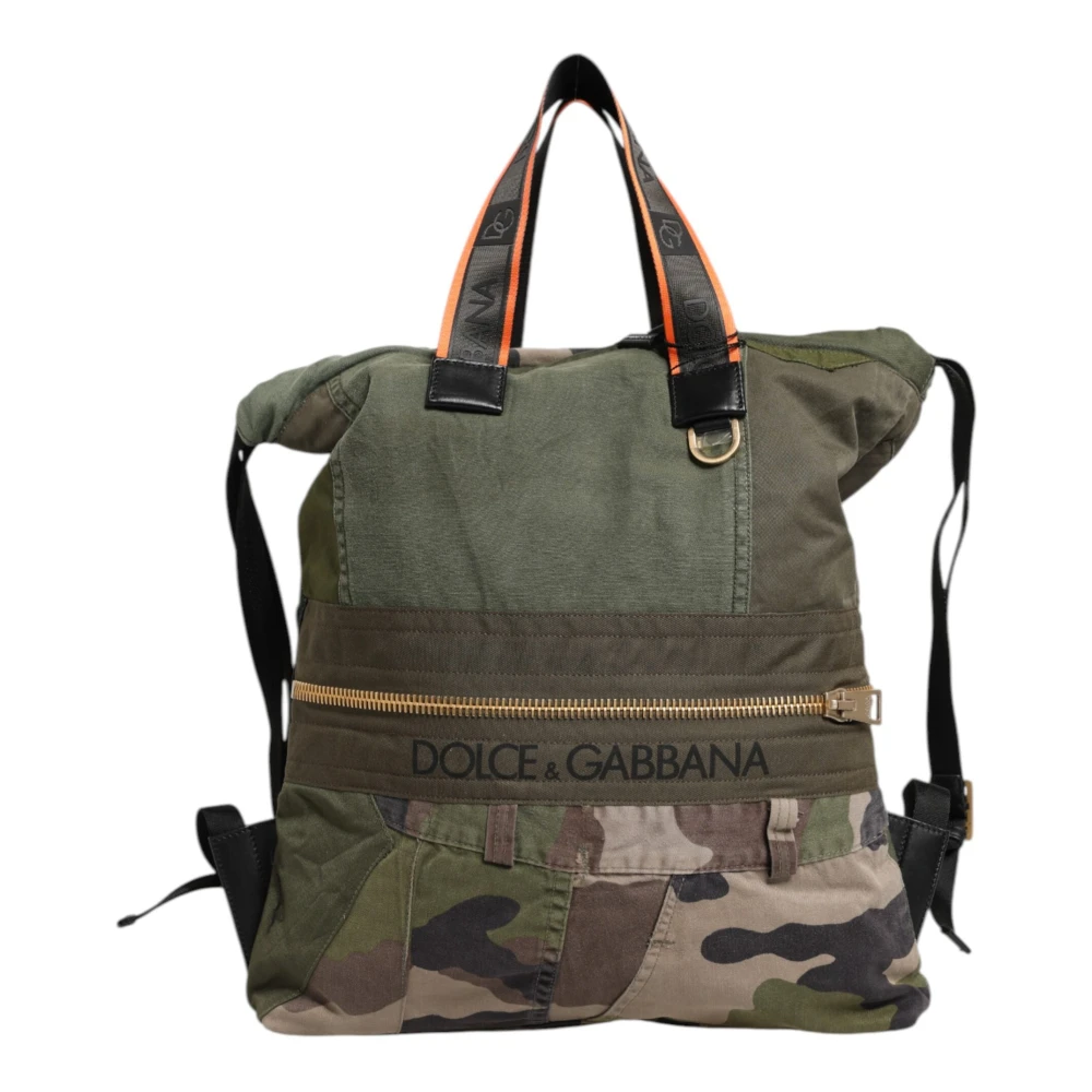 Dolce & Gabbana Unisex Green Backpack Bag