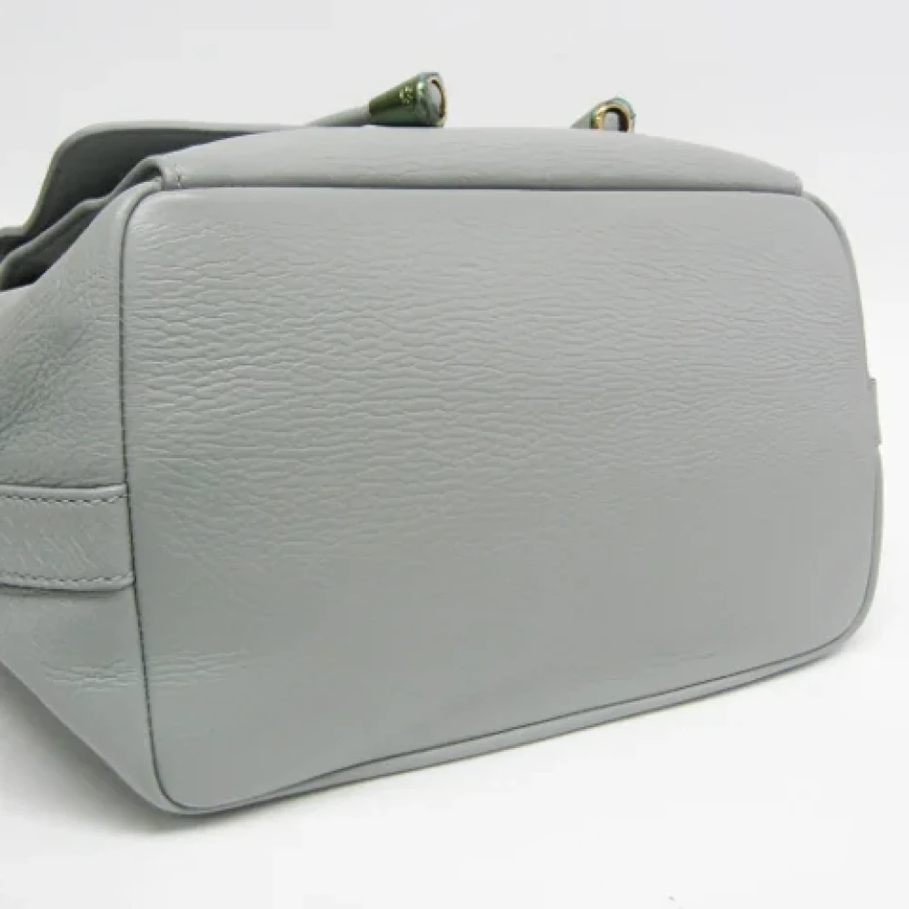 Dolce & Gabbana Pre-owned Leather shoulder-bags Gray Dames