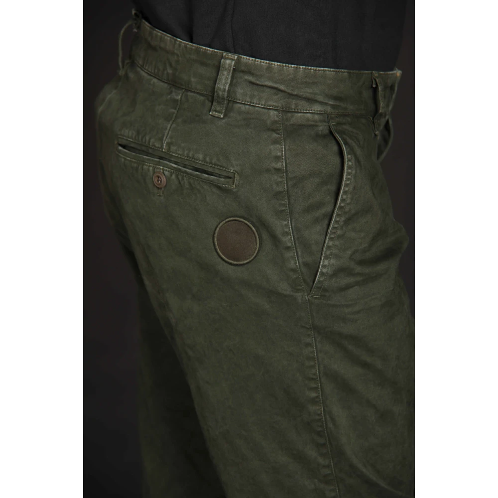 Mason's Beperkte Editie Wortelpasvorm Cargo Broek Green Heren