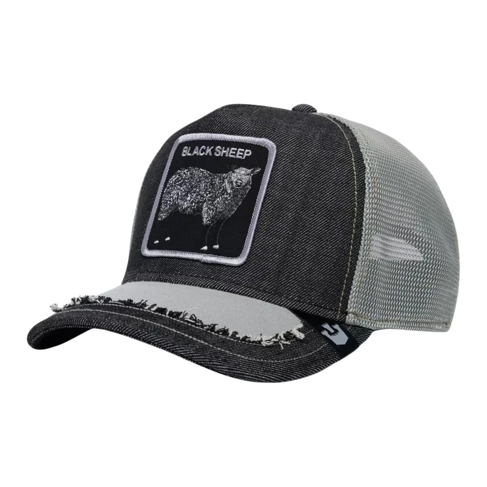 Goorin Bros Zwarte Zijde Schaap Trucker Cap Black Heren