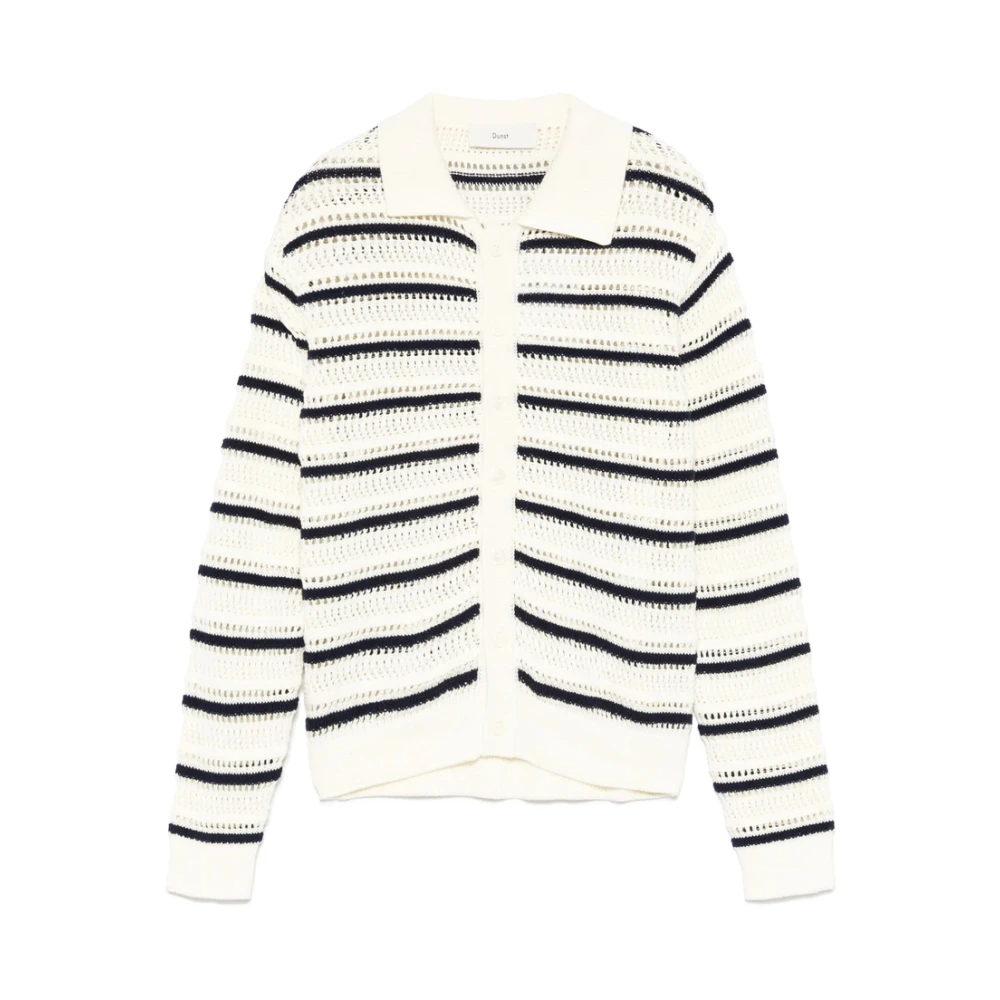 Dunst Gebreide Trui met Knoopsluiting Beige Dames