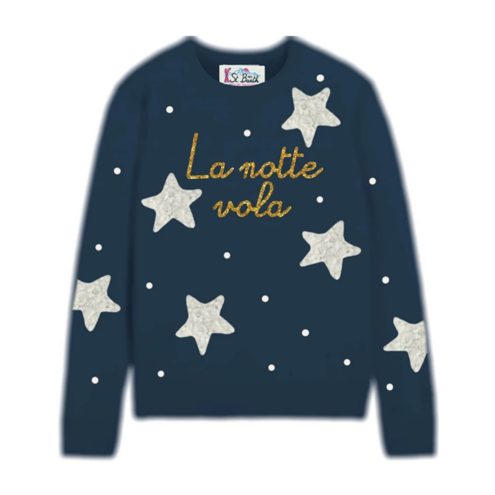 MC2 Saint Barth Stijlvolle Sweaters Collectie Blue Dames