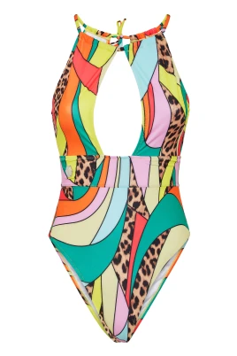 Monokini Rainbow Patchwork
