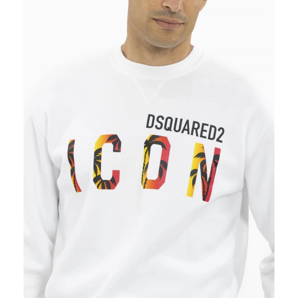 Dsquared2 Sweatshirts White Heren