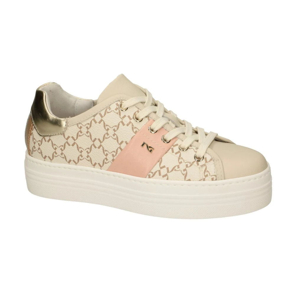 Nerogiardini Dandy Luxe Sneaker Dames Schoenen Beige