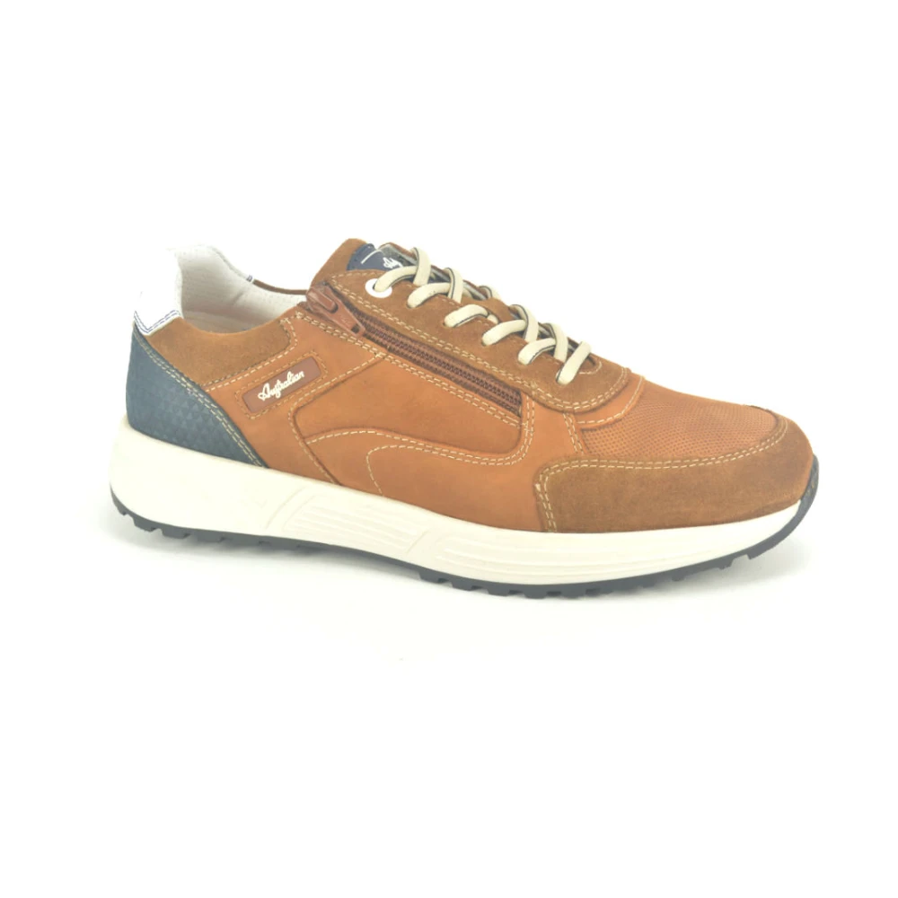 Australian Cognac Runner N.+Tiret Heren Schoenen Bruin