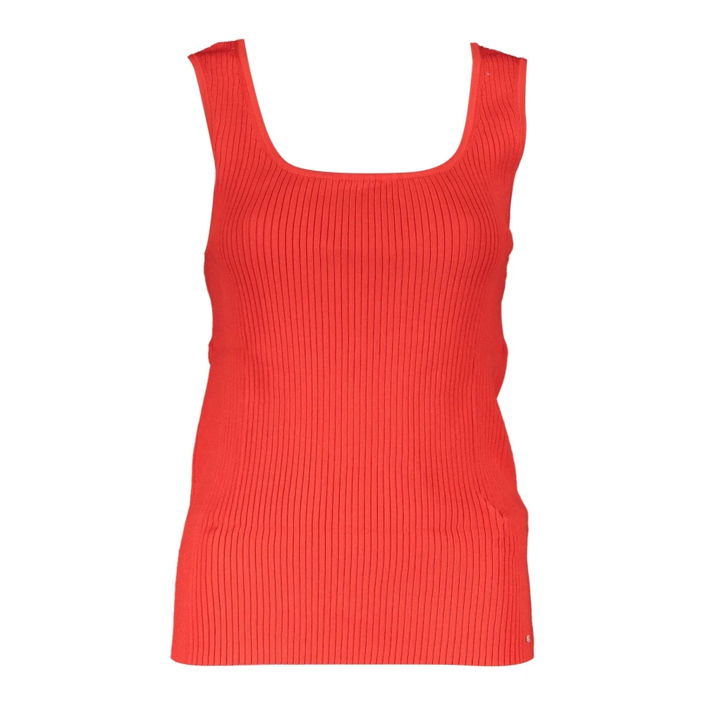 Tommy Hilfiger Women's Red Wide Strap Tank Top