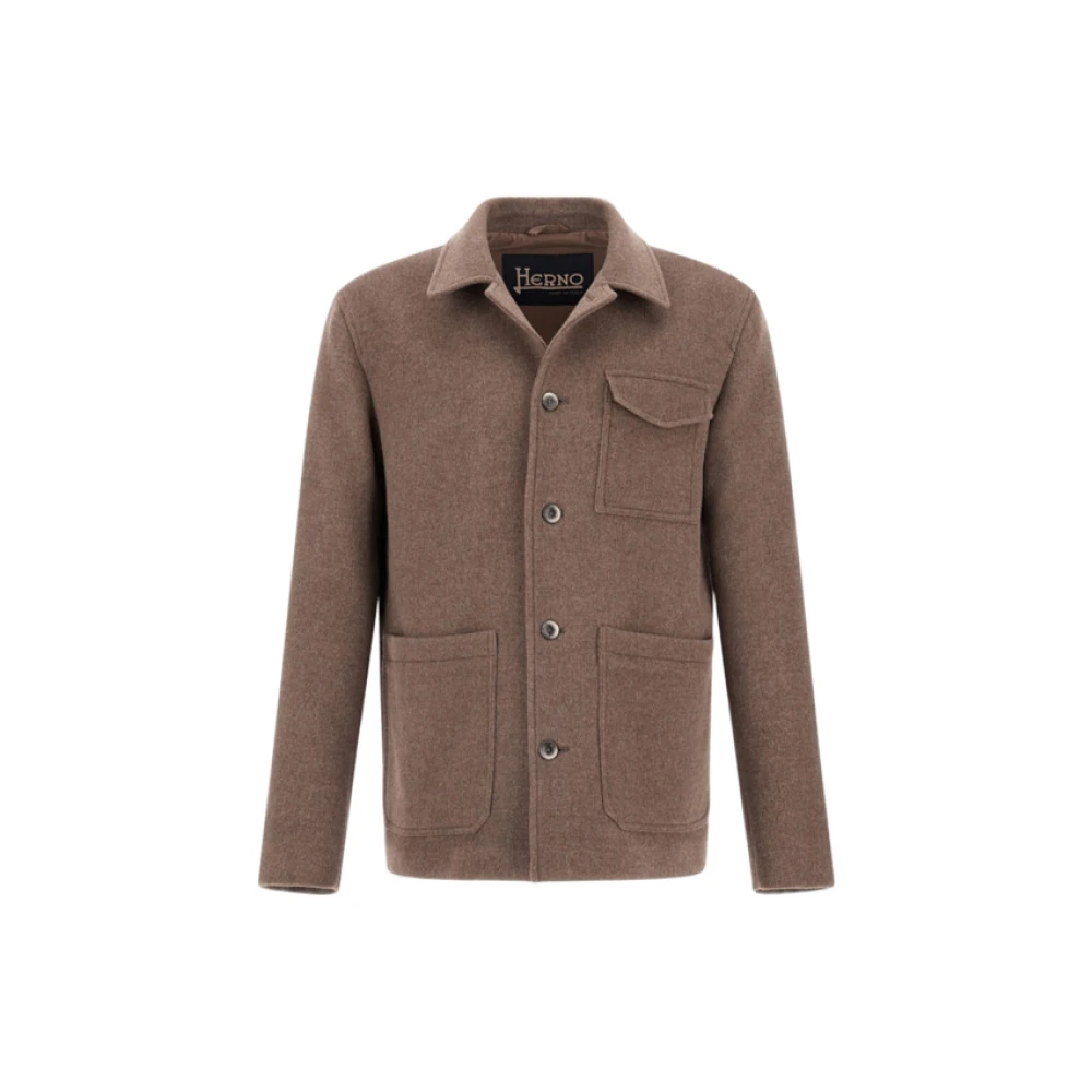 Herno Uomo Marrone Giacche, Xl, New,