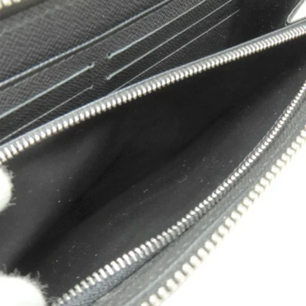 Louis Vuitton Vintage Pre-owned Canvas wallets Black Heren
