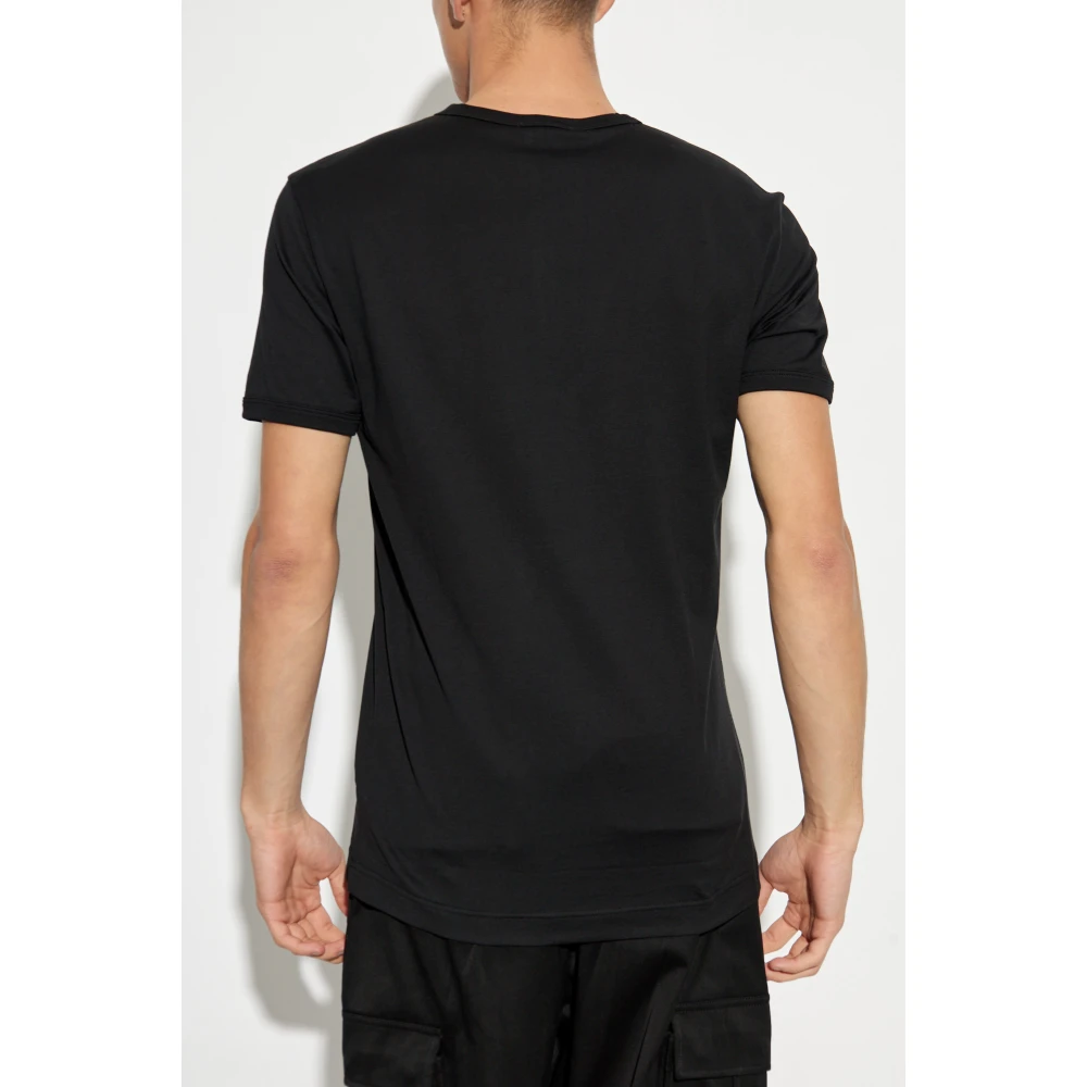 Dolce & Gabbana T-shirt met logo Black Heren