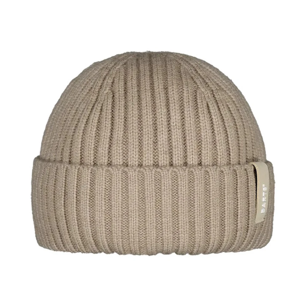 Barts Korte Fisherman Beanie Muts Beige Unisex
