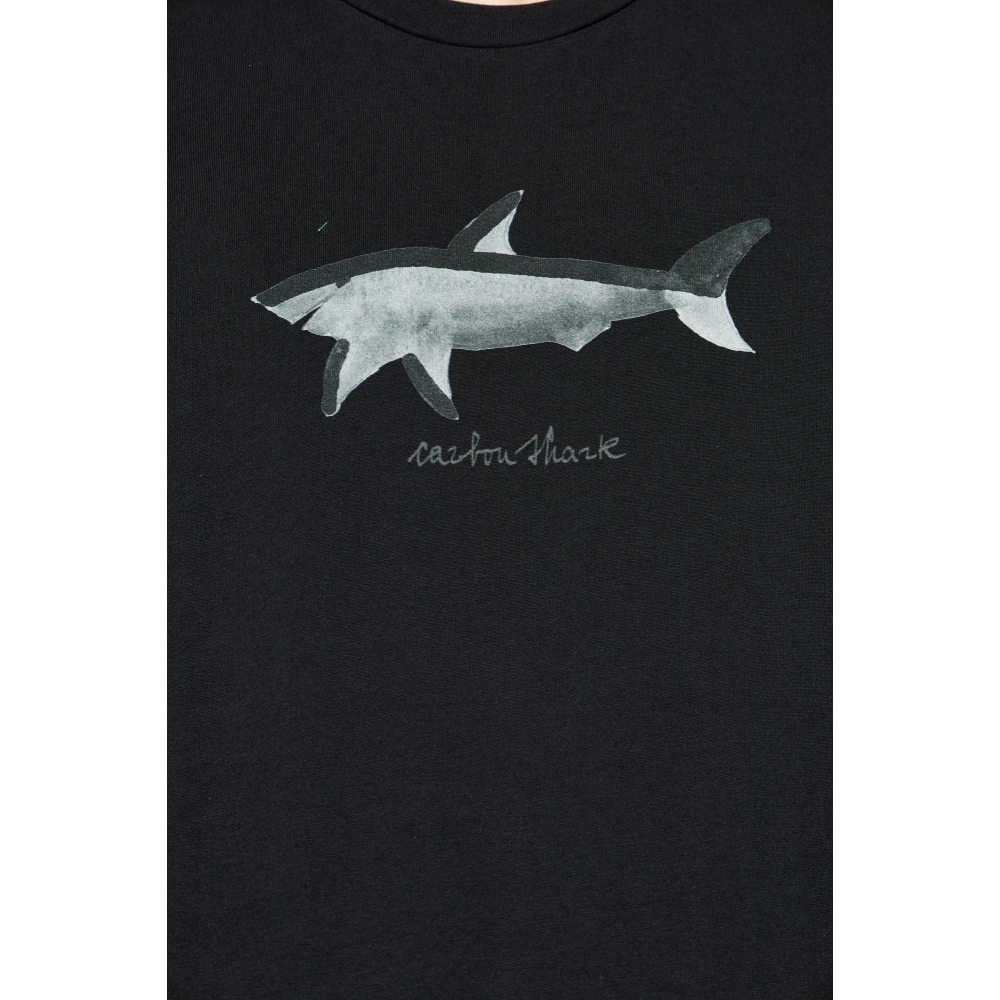 PAUL & SHARK T-shirt met print Black Heren
