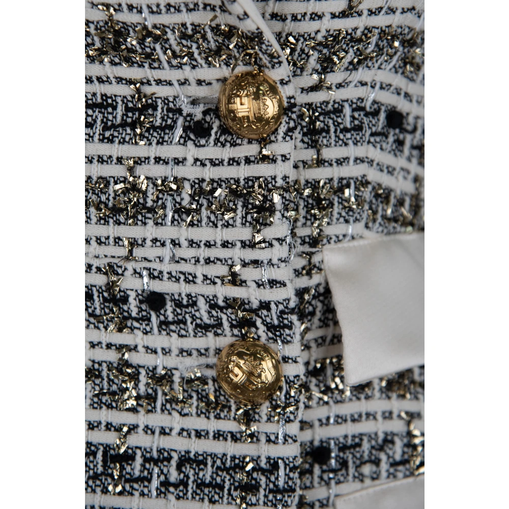 Elisabetta Franchi Klassieke Knoopblazer Multicolor Dames