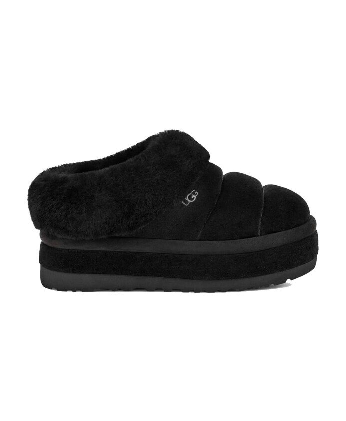 black-suede-sandals-with-sheepskin-collar