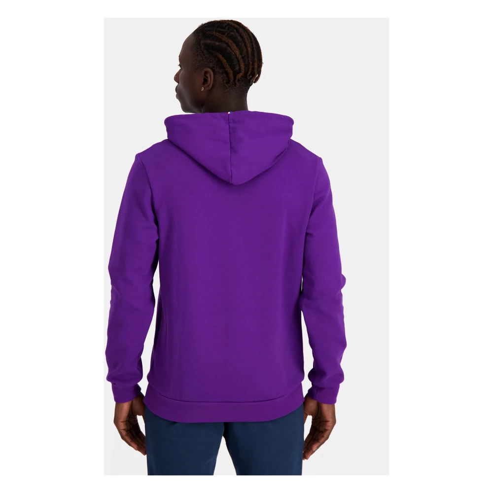 Le Coq Sportif BAT Hoodie Sweatshirt Purple Heren
