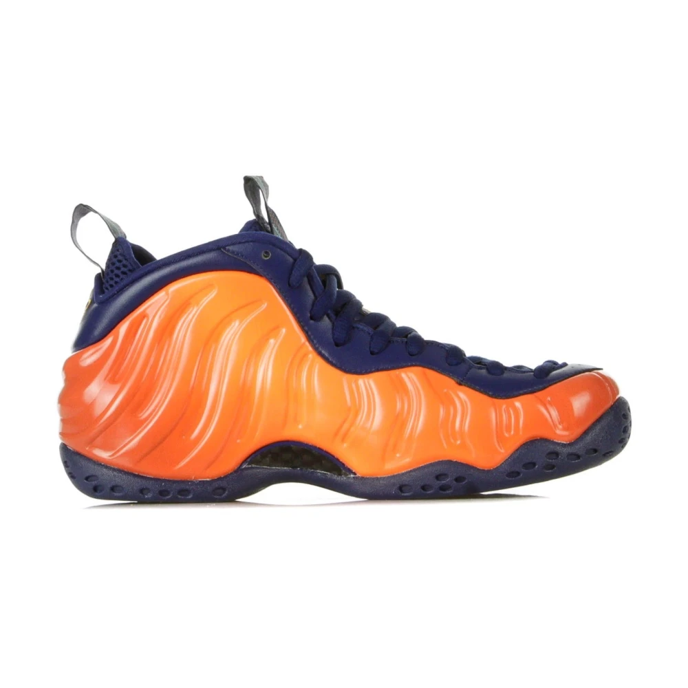 Nike Foamposite Hög Topp Sko Blå Guld Orange Multicolor, Herr