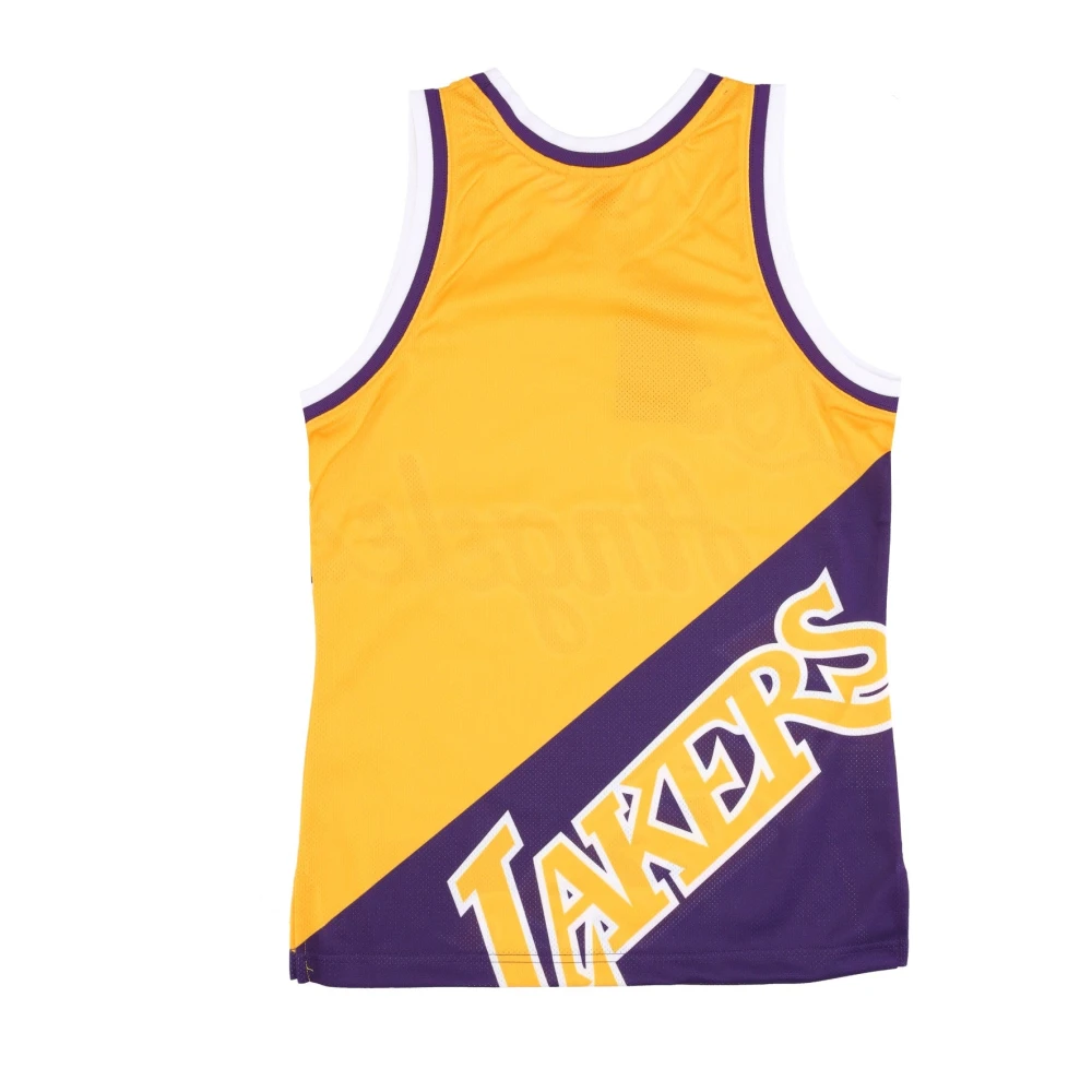 Mitchell & Ness NBA Big Face Tank Top Geel Yellow Heren
