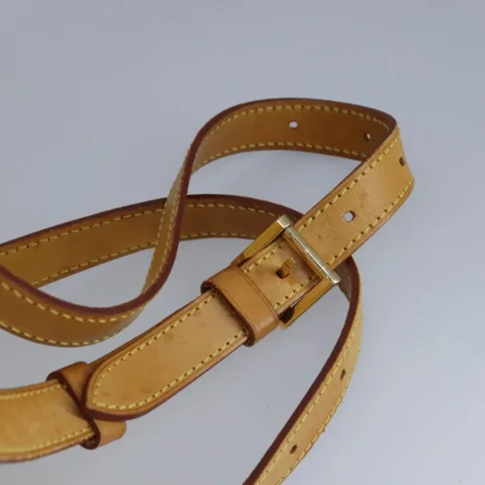 Louis Vuitton Vintage Pre-owned Leather backpacks Yellow Dames