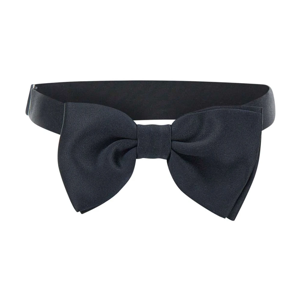 Tagliatore Blue Satin Bow Tie - Male - Bow Ties - One Size - Accessories