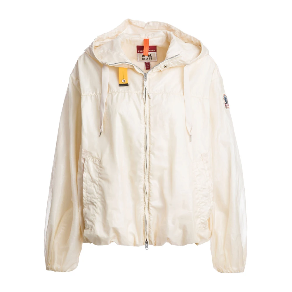 Parajumpers Stijlvolle Moonbeam Jas met Capuchon Beige Dames