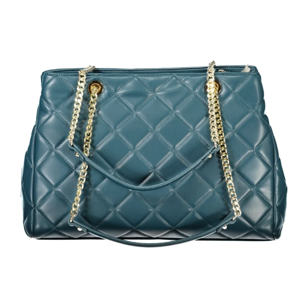 Valentino by Mario Valentino Groene Schoudertas met Kettingband Green Dames