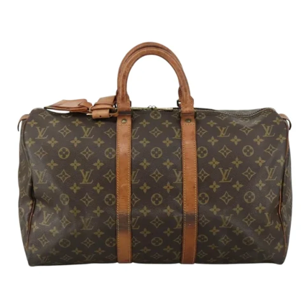 Louis Vuitton Vintage Pre-owned Canvas travel-bags Brown Dames