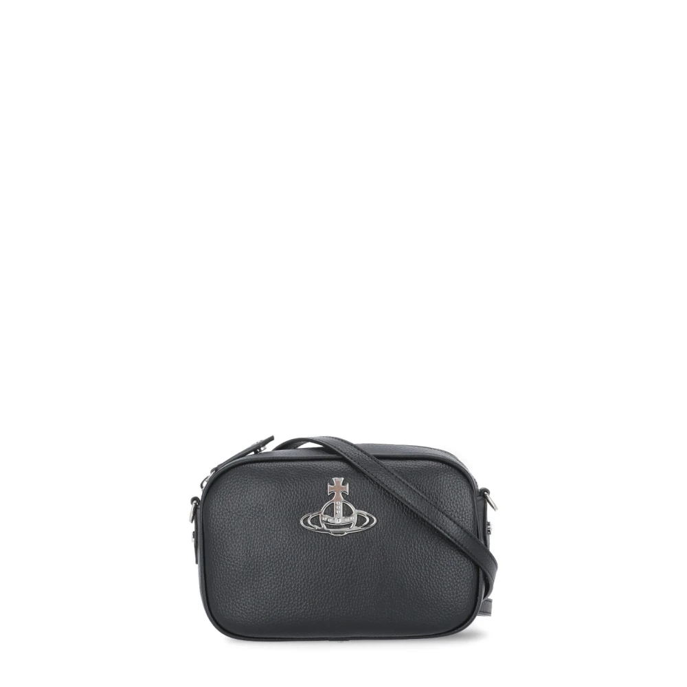 Vivienne Westwood Zwarte Schoudertas met Orb Logo Black Dames