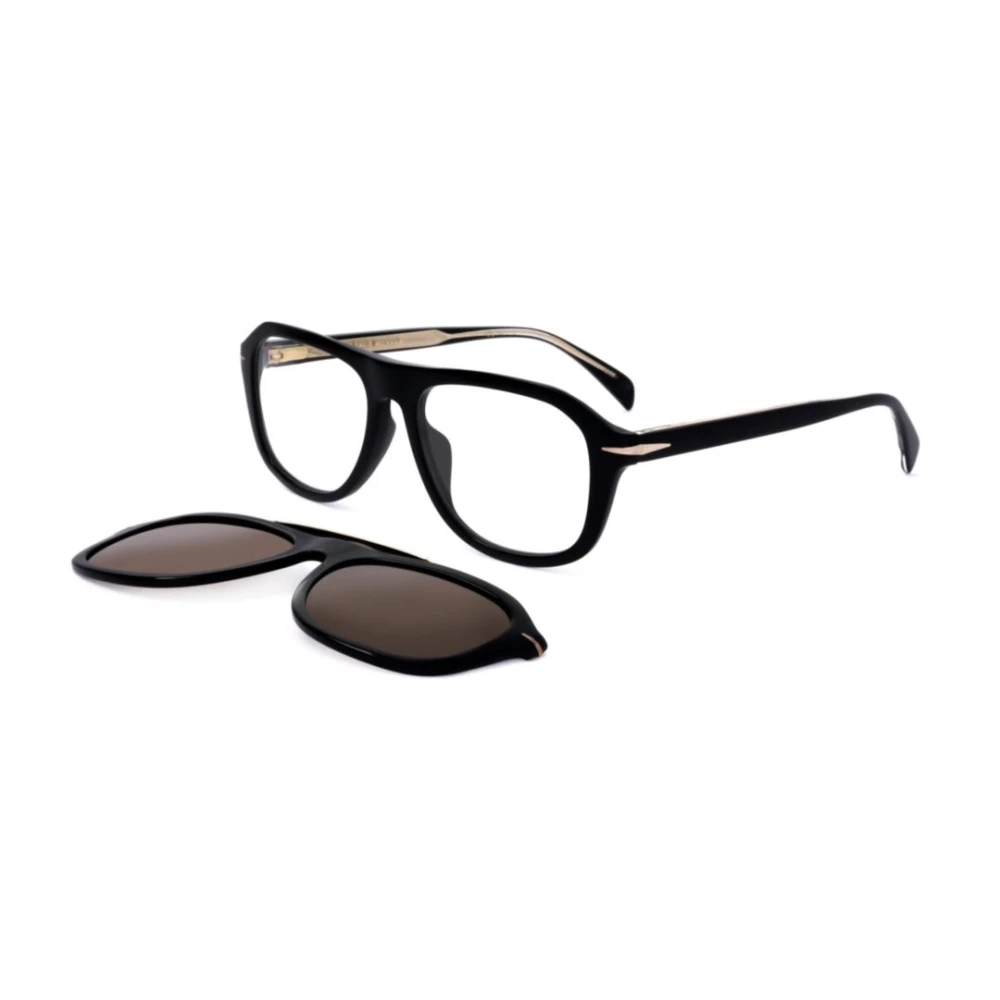 Eyewear by David Beckham Stijlvolle zonnebril voor mannen Black Unisex