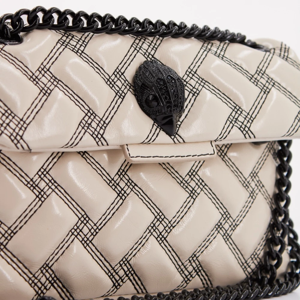 Kurt Geiger Leren Crossbody Tas Mini Kensi Multicolor Dames