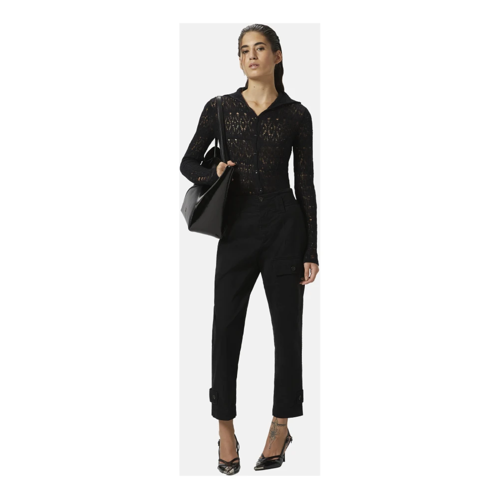 pinko Casual Denim Broek Black Dames