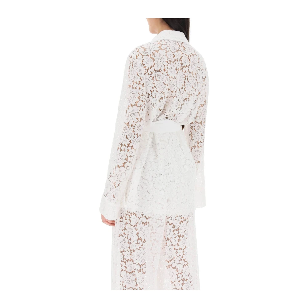 Dolce & Gabbana Casual Katoenen Overhemd voor Mannen White Dames