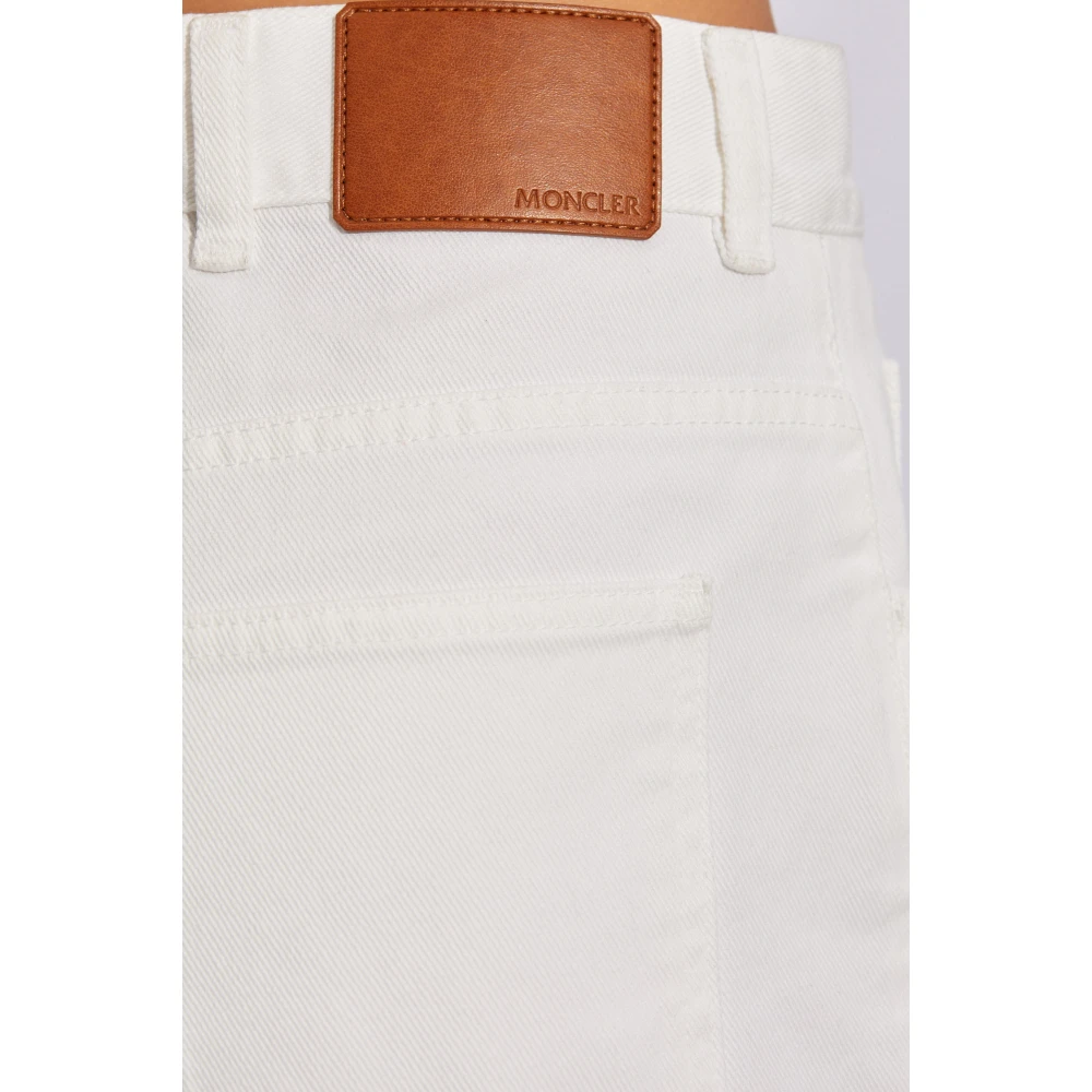 Moncler High-rise jeans White Dames