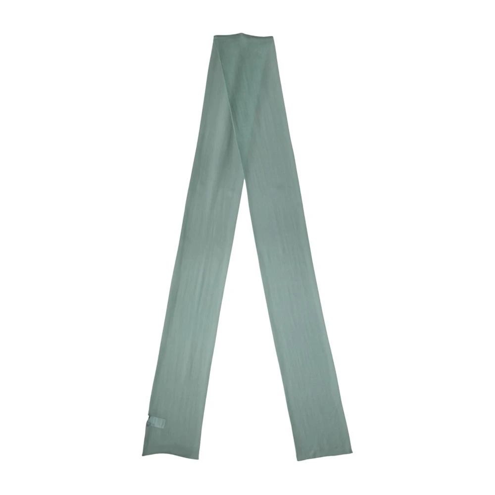 Dolce & Gabbana Women's Green Silk Sash Wrap Foulard Stole