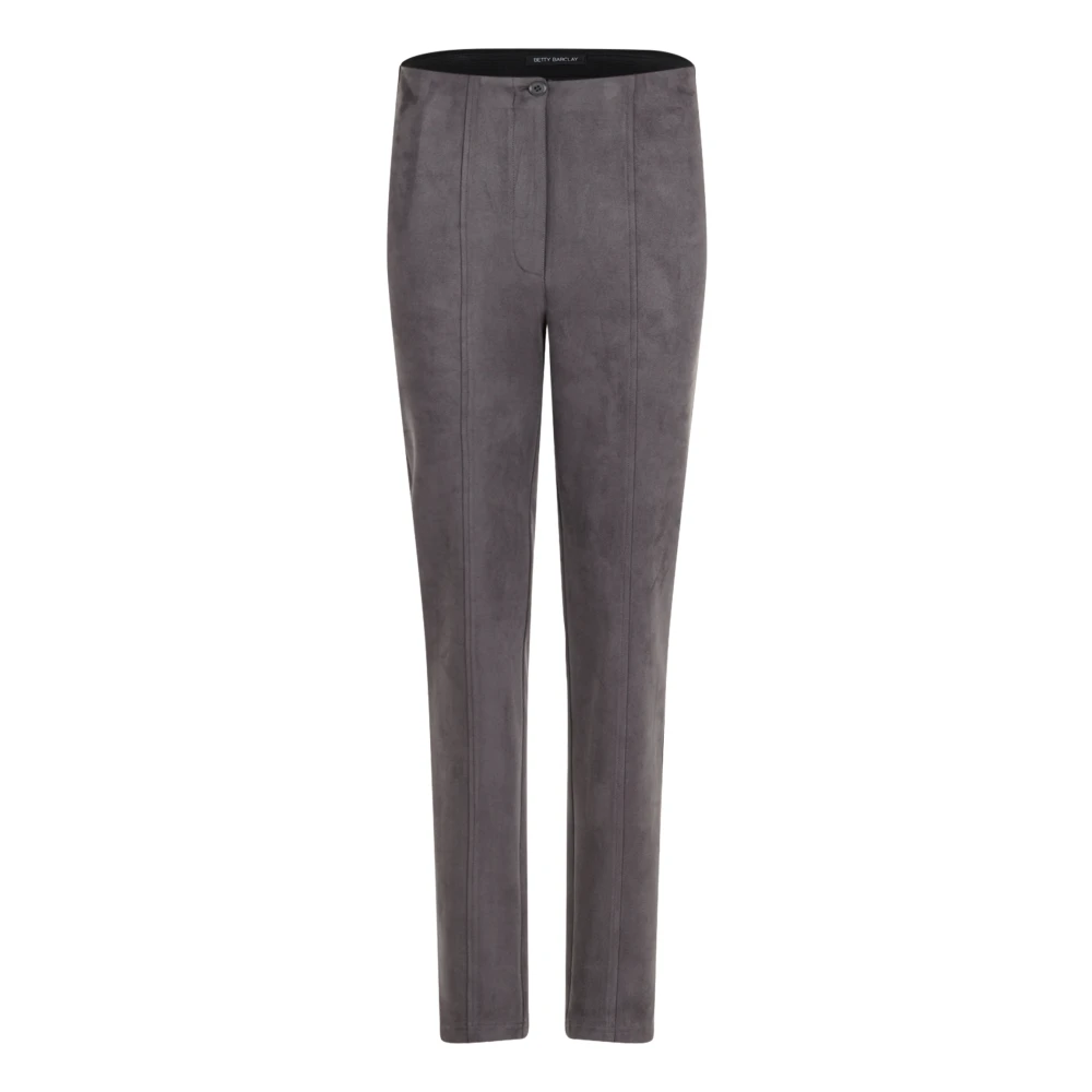 Betty Barclay Slim Fit Basic Broek Purple Dames