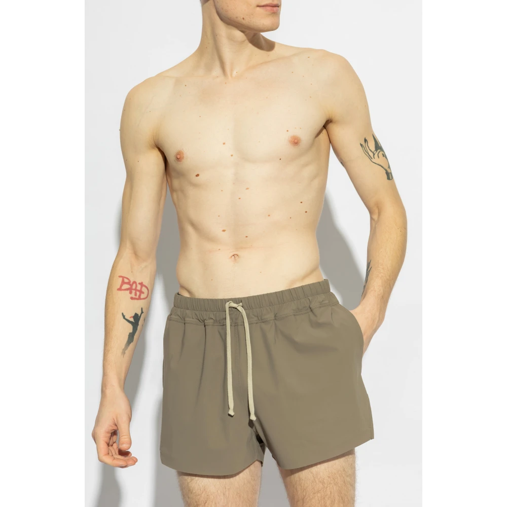 Rick Owens Zwemshorts Green Heren