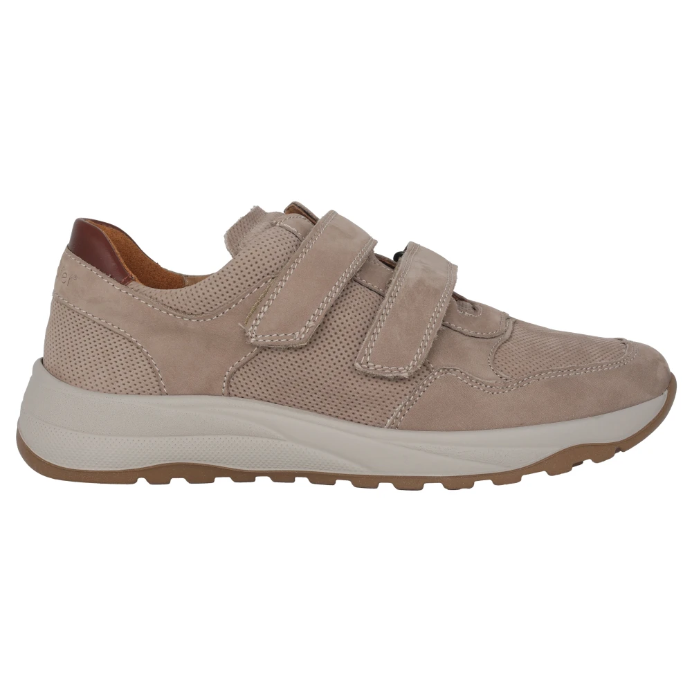 Waldläufer Wijde pasvorm heren sneaker – Heren Schoenen Beige