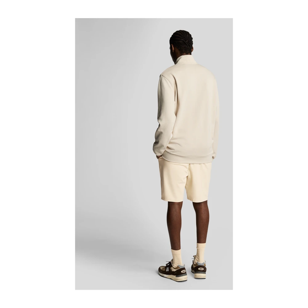 Lyle & Scott Mid Bottoms Fly Fleece Shorts Beige Heren