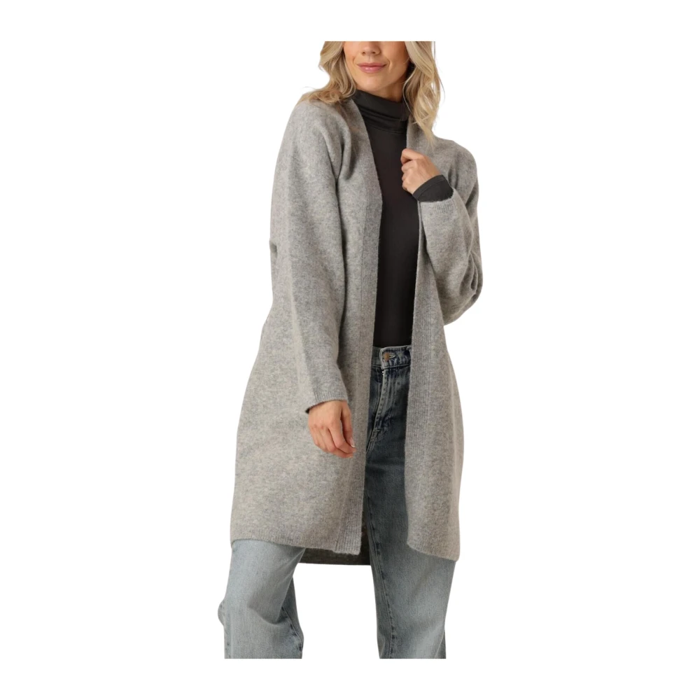 Knit-ted Grijs Vest Ulla Gray Dames