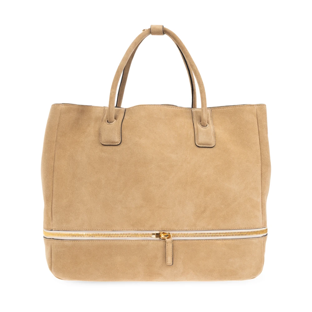 Moschino Leren shopper tas Beige Heren