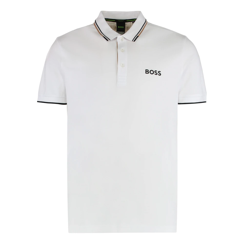 Boss , Polo Shirts, Male, White, S, Polo Paddy